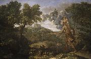 Nicolas Poussin Paysage avec Orion aveugle cherchant le soleil oil painting on canvas